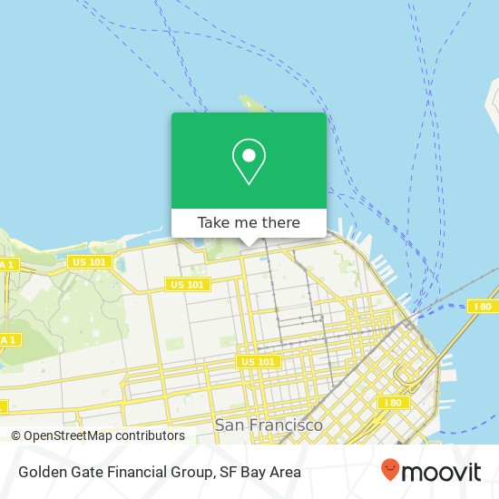 Mapa de Golden Gate Financial Group