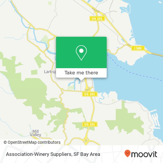 Mapa de Association-Winery Suppliers