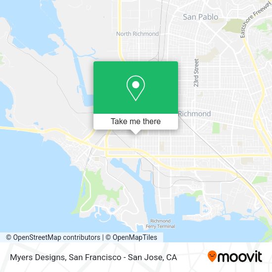 Myers Designs map
