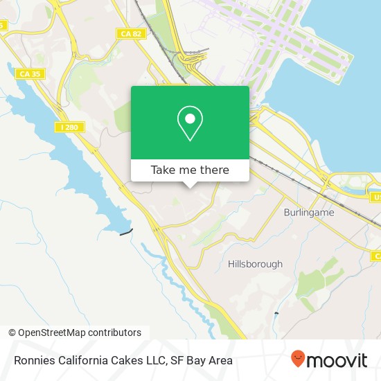 Mapa de Ronnies California Cakes LLC