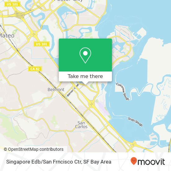 Mapa de Singapore Edb/San Frncisco Ctr