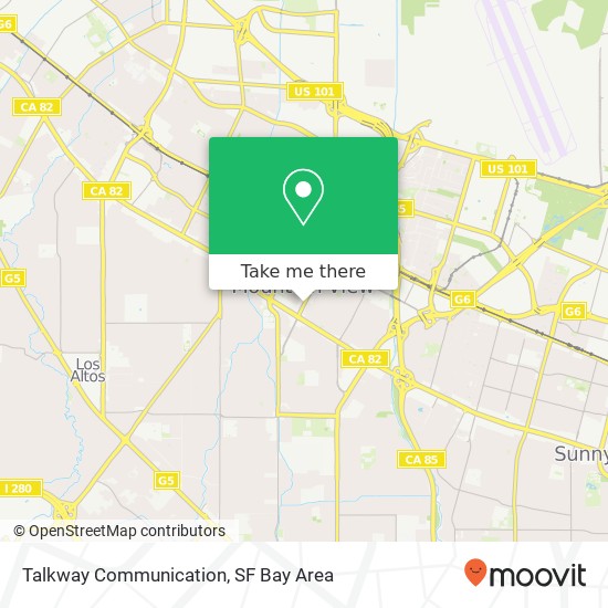 Talkway Communication map