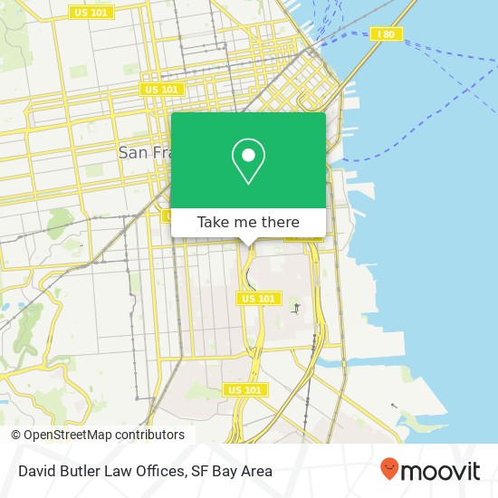 David Butler Law Offices map