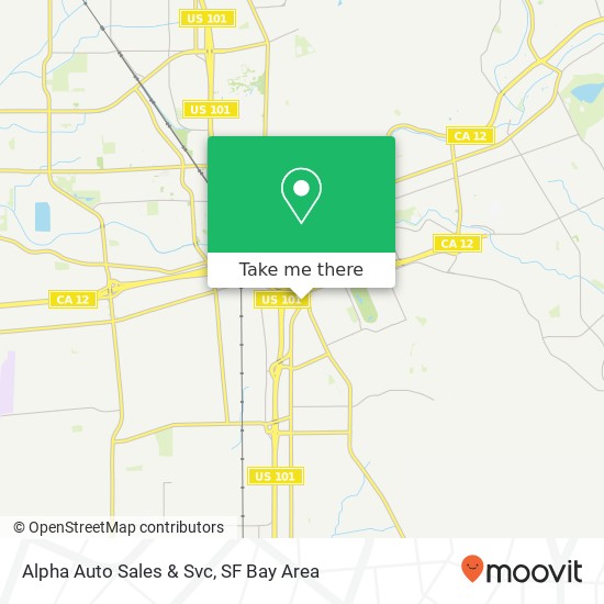 Alpha Auto Sales & Svc map