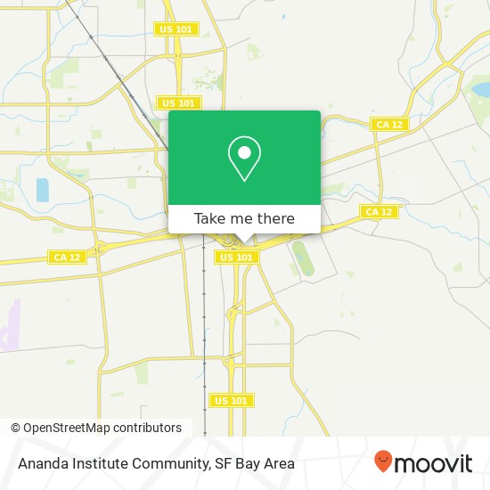 Ananda Institute Community map