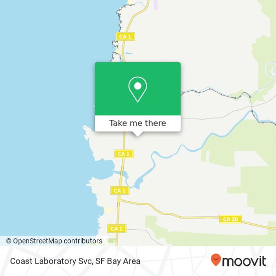 Coast Laboratory Svc map