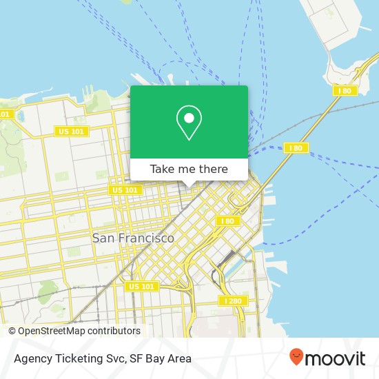 Agency Ticketing Svc map