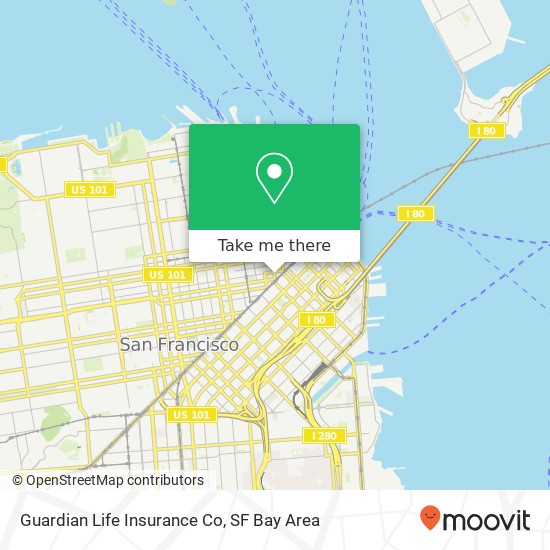 Guardian Life Insurance Co map