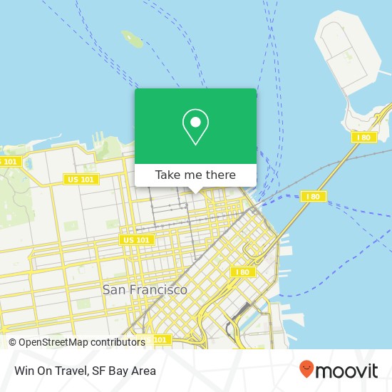 Win On Travel map