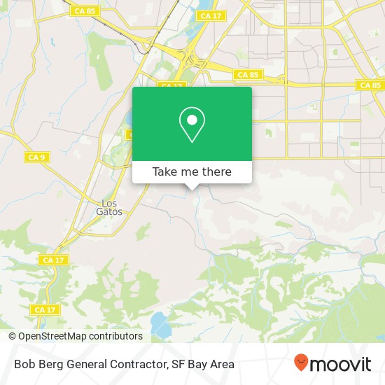 Bob Berg General Contractor map