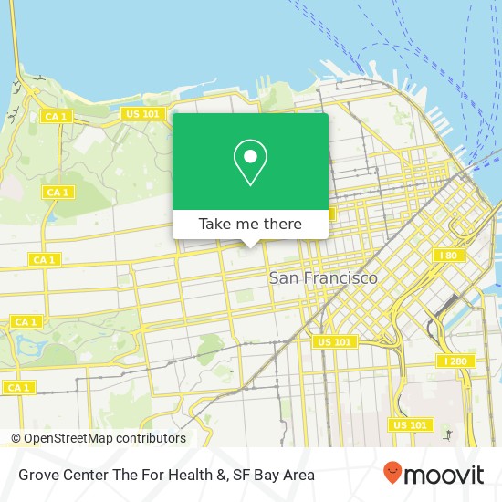 Grove Center The For Health & map
