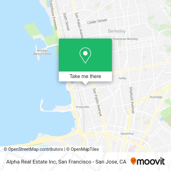 Alpha Real Estate Inc map
