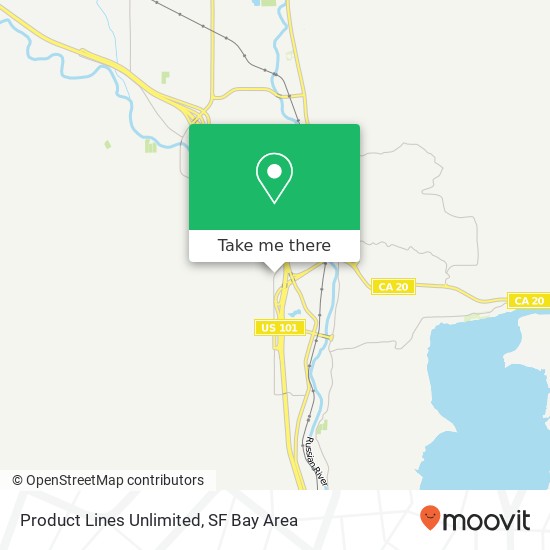 Product Lines Unlimited map