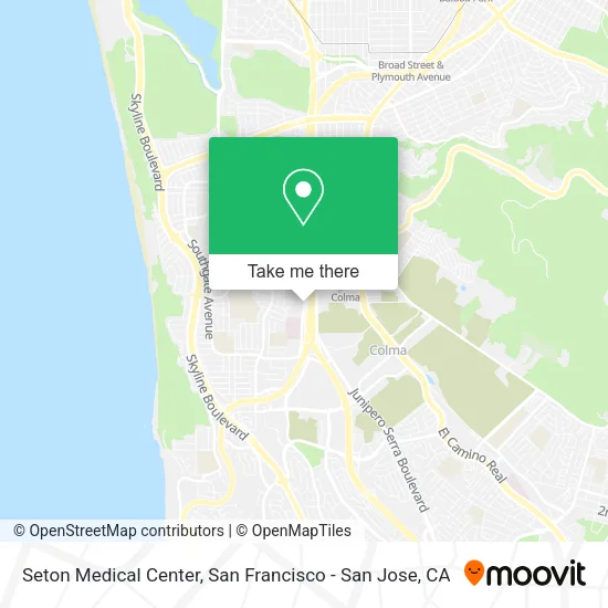 Seton Medical Center map