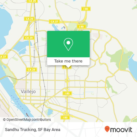 Mapa de Sandhu Trucking