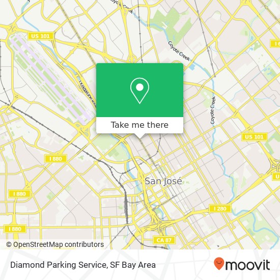 Mapa de Diamond Parking Service