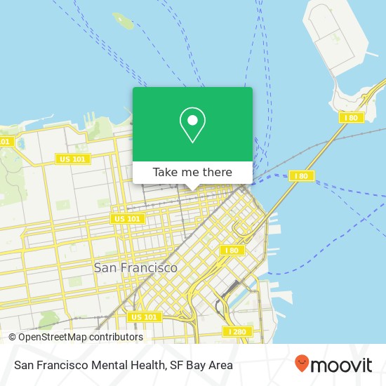 San Francisco Mental Health map