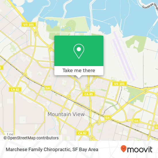 Marchese Family Chiropractic map