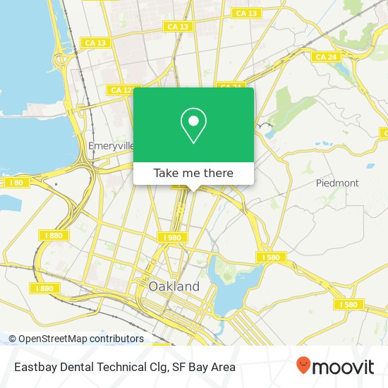 Eastbay Dental Technical Clg map