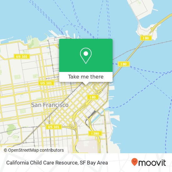 California Child Care Resource map