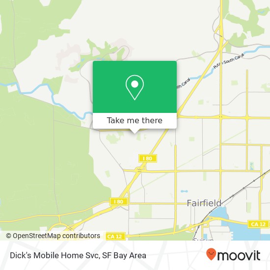 Mapa de Dick's Mobile Home Svc