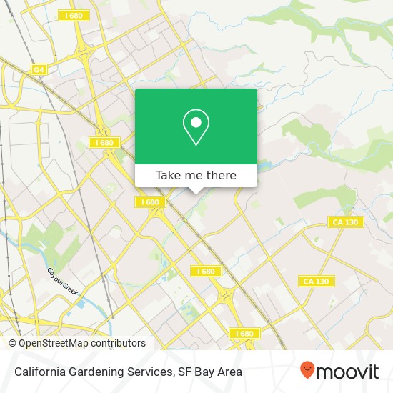 Mapa de California Gardening Services