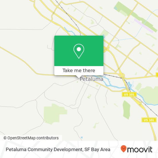 Petaluma Community Development map