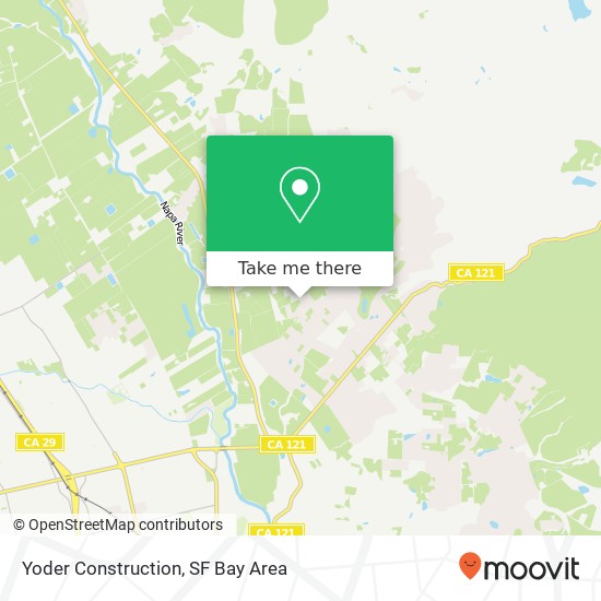 Mapa de Yoder Construction