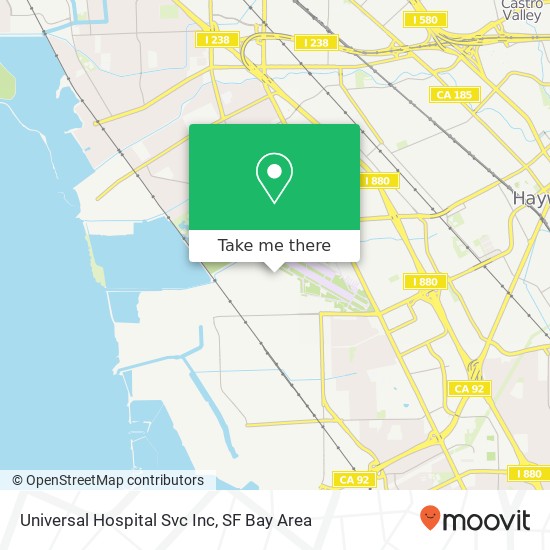 Universal Hospital Svc Inc map