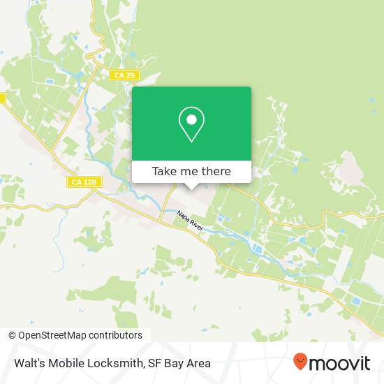 Walt's Mobile Locksmith map