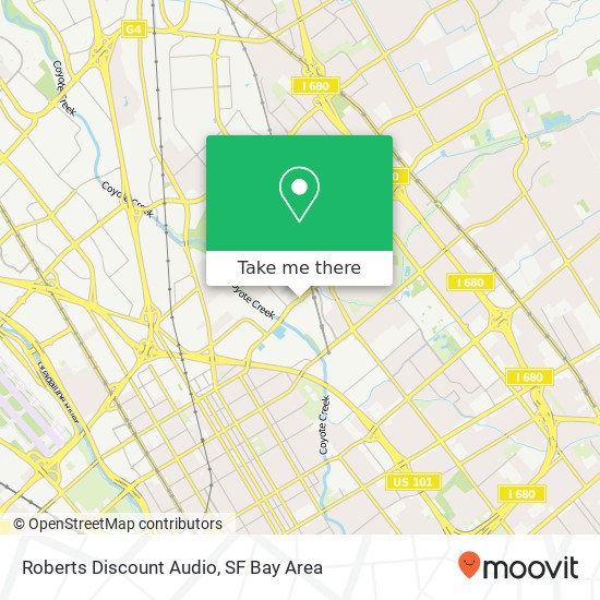 Mapa de Roberts Discount Audio