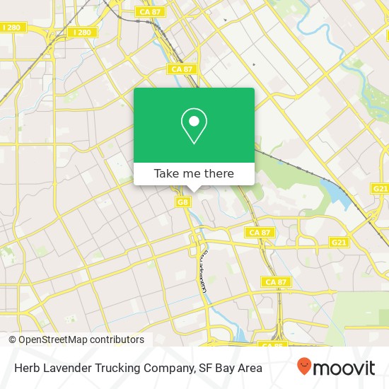 Herb Lavender Trucking Company map
