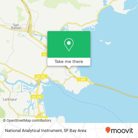 National Analytical Instrument map