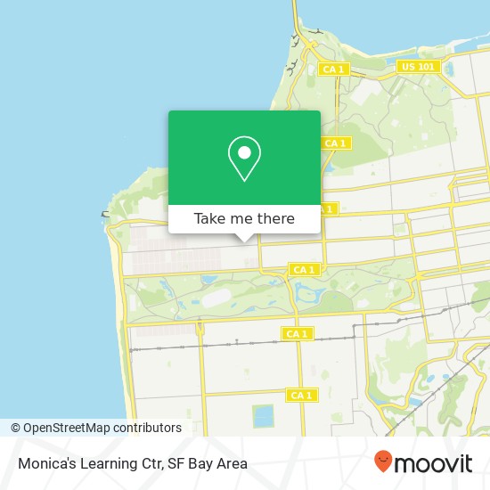 Monica's Learning Ctr map