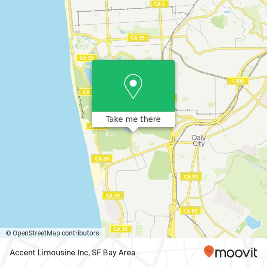 Accent Limousine Inc map