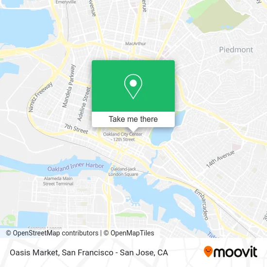 Oasis Market map