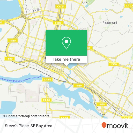 Steve's Place map
