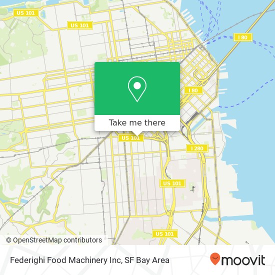 Federighi Food Machinery Inc map