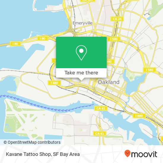 Kavane Tattoo Shop map