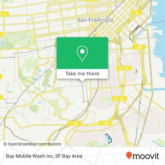 Mapa de Bay Mobile Wash Inc