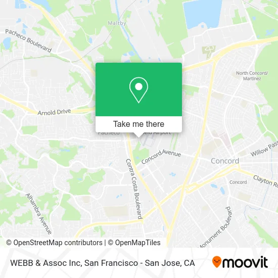 WEBB & Assoc Inc map