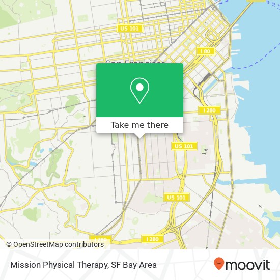 Mapa de Mission Physical Therapy