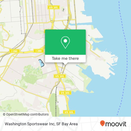 Mapa de Washington Sportswear Inc