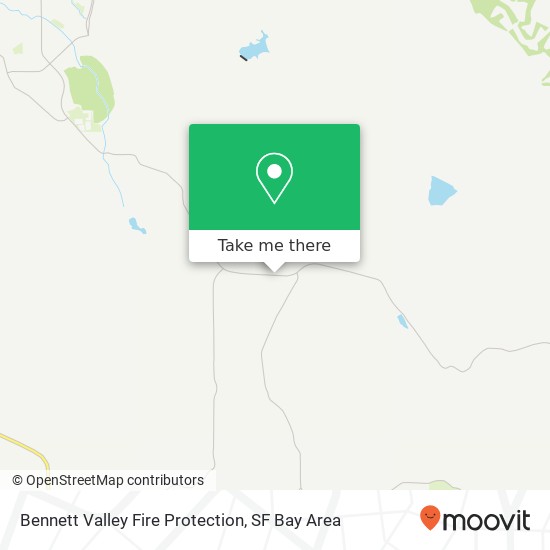 Bennett Valley Fire Protection map