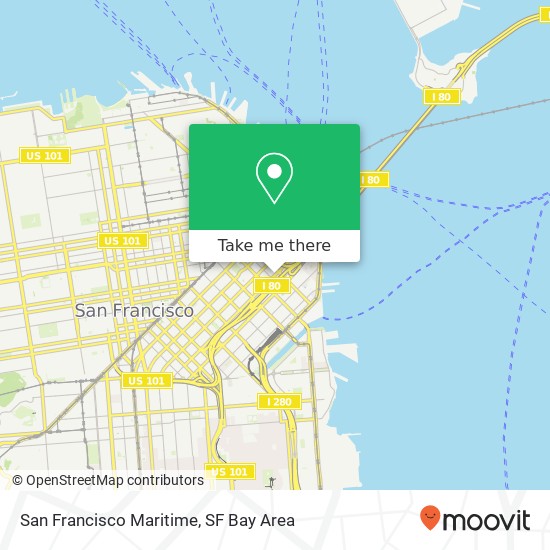 San Francisco Maritime map