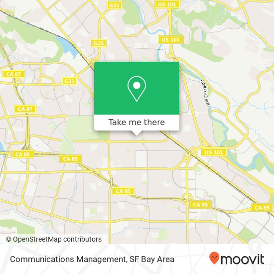 Communications Management map