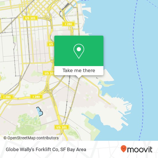 Mapa de Globe Wally's Forklift Co