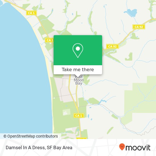 Damsel In A Dress map