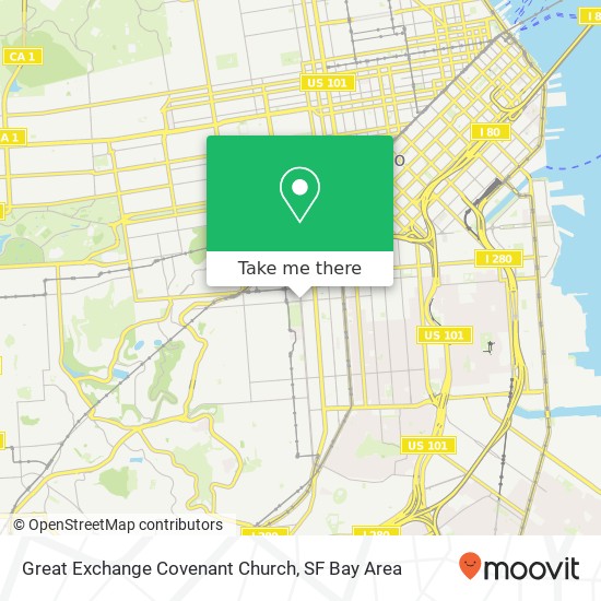 Great Exchange Covenant Church map