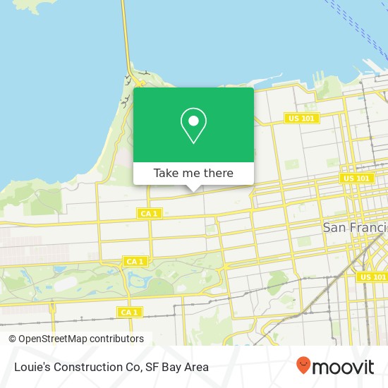 Mapa de Louie's Construction Co